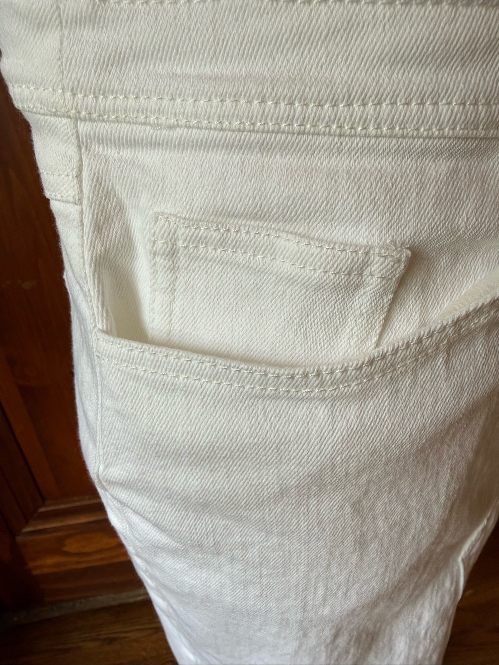Cinq a Sept White Midi Pencil Skirt Size 6 - Picture 6 of 7